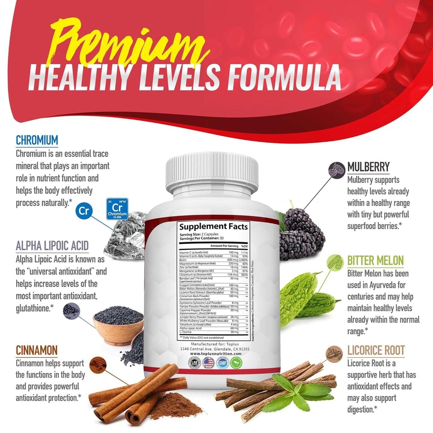 BLOOD SUGAR COMPLEX - 60 CAP